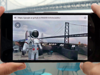 Google quiere acercar la realidad aumentada a los navegadores y las páginas web